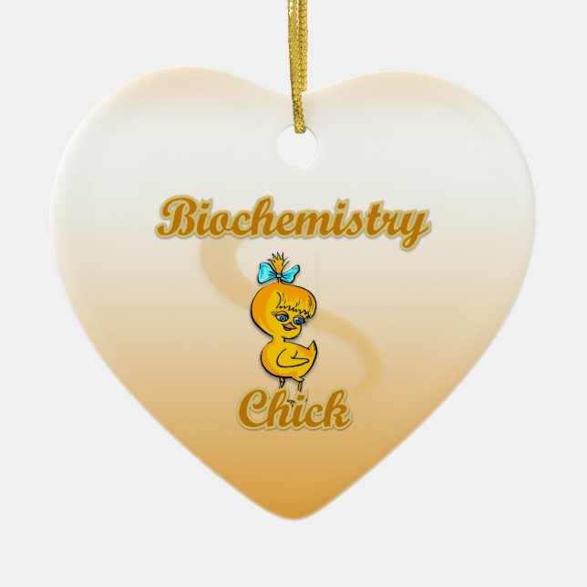 Biokemisk Chick Julgransprydnad Keramik (Framsidan)