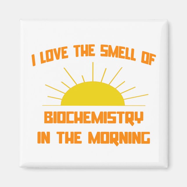Biokemisk examen på morgonen magnet (Framsidan)