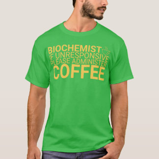 Biokemisk kaffekaffe 6 t shirt