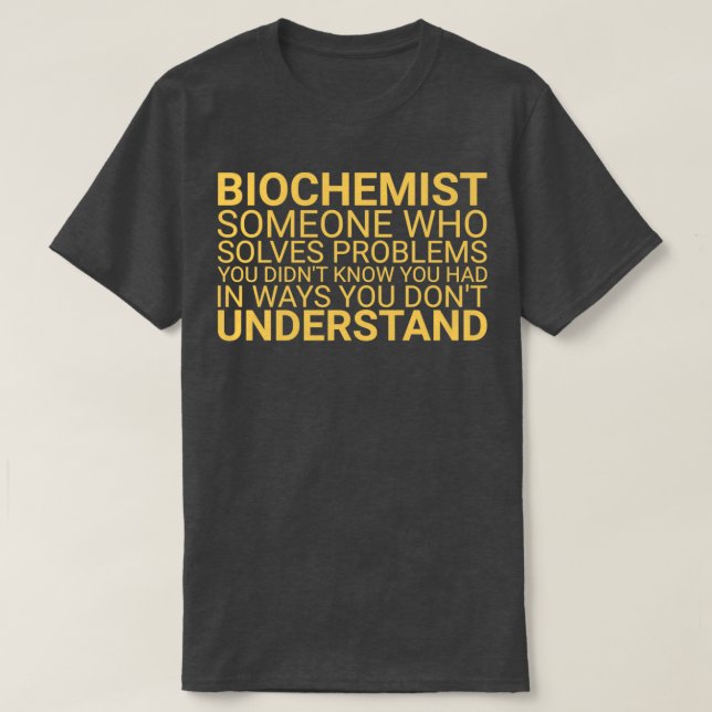 Biokemistiskt problem Biokemi 1 T Shirt (Design framsida)