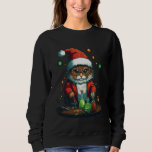 Biolog Cat Funny Science Älskare Kitten jul T Shirt<br><div class="desc">Biolog Cat Funny Science Älskare Kitten jul Julafton</div>
