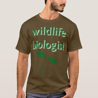 biolog för vilda djur t shirt
