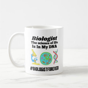 Biolog Jag har mitt livs vetenskap i mitt DNA Kaffemugg