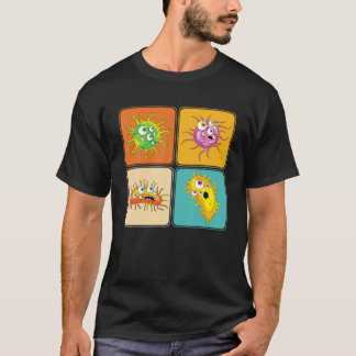 Biolog Microbiology Lab Pop Art Science Bacteri T Shirt