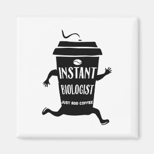 Biolog Mikroskop Biologistudie Gift Idea Magnet