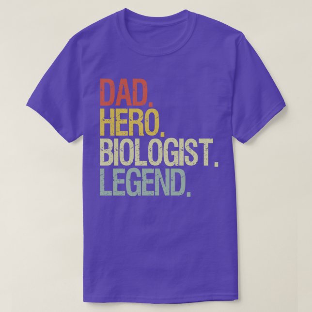 Biolog pappa Classic TShirt T Shirt (Design framsida)