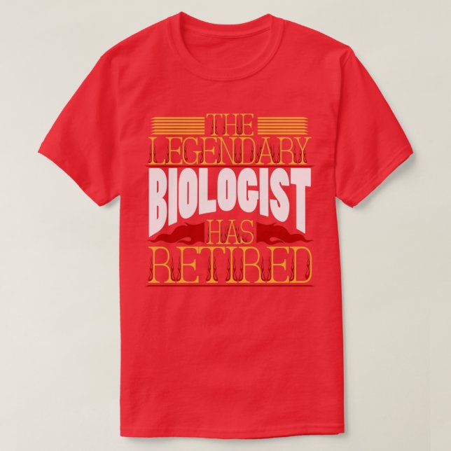 Biolog Retrött T Shirt (Design framsida)