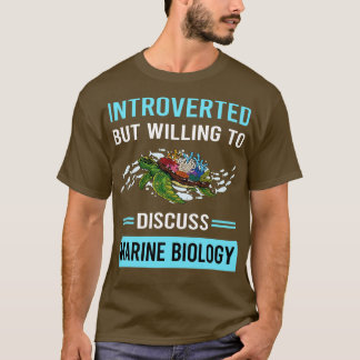 Biolog som introducerar marin biologi t shirt