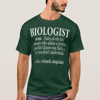biolog som löser ett problem t shirt