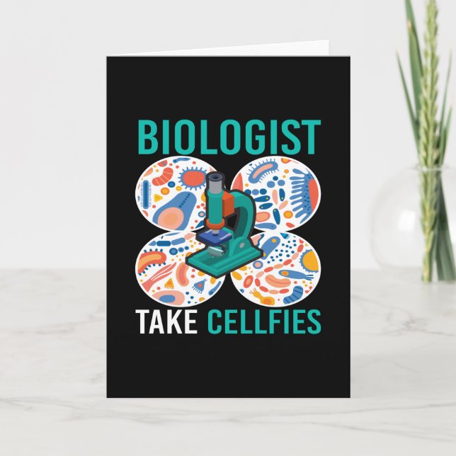 Biolog tar celler från mikrobiologi kort (Framsida)