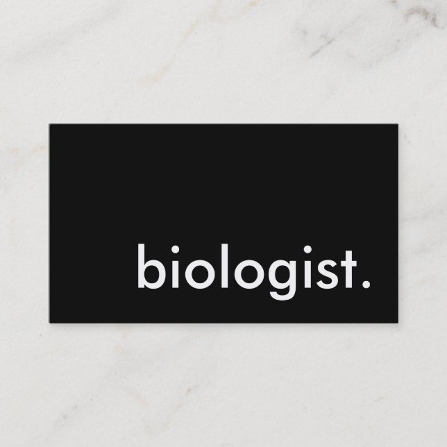 biolog. visitkort (Framsida)