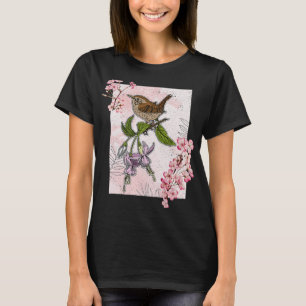 Biologen Eurasian Wren Bird Species Ornitholog T Shirt