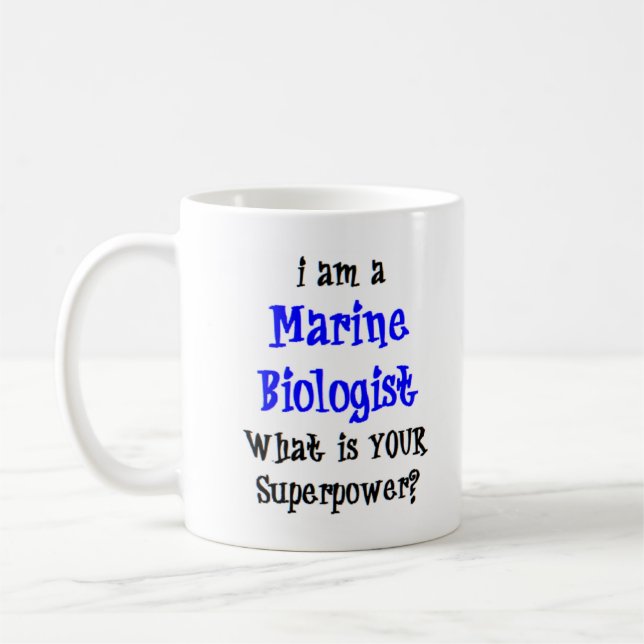 biologen marin kaffemugg (Vänster)
