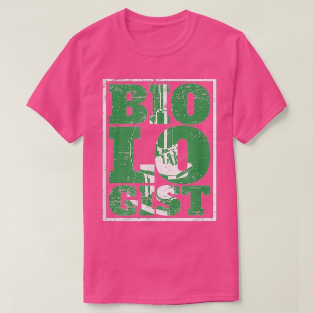 Biologen One Biology Science Organism T Shirt (Design framsida)