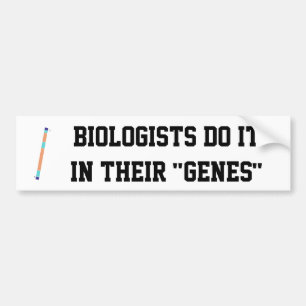 Biologer gör det i deras genbildekal bildekal