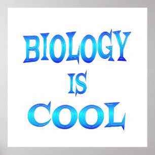 Biologi är Coola - från 11,80 dollar Poster