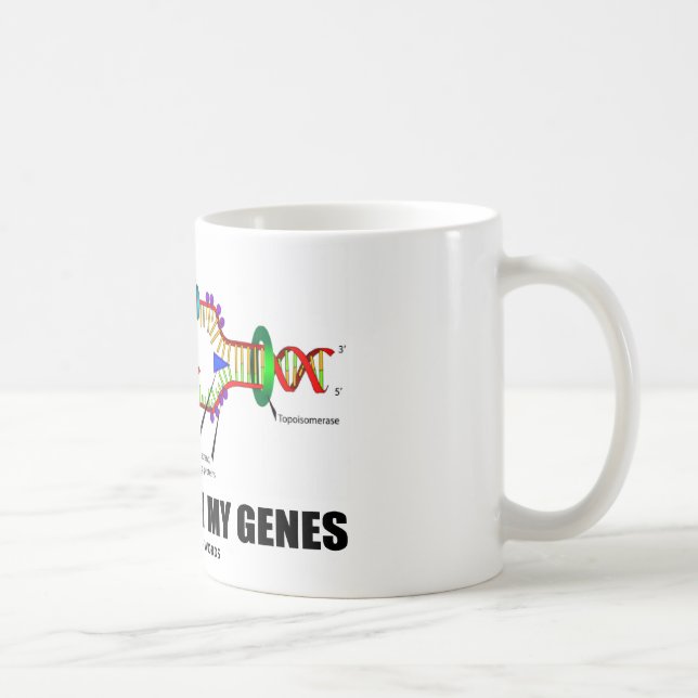 Biologi är i min gener (DNA-replicationen) Kaffemugg (Höger)