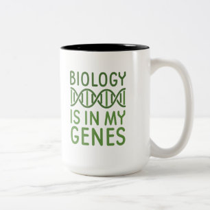 Biologi är i min gener Två-Tonad mugg