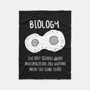Biologi - biologi - den enda vetenskapliga present fleecefilt
