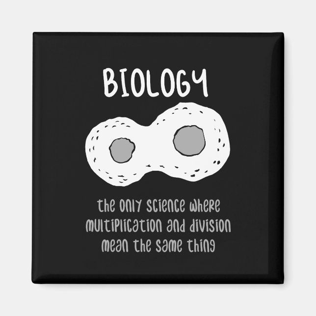 Biologi - biologi - den enda vetenskapliga present magnet (Framsidan)