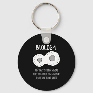 Biologi - biologi - den enda vetenskapliga present nyckelring