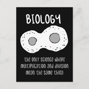 Biologi - biologi - den enda vetenskapliga present vykort
