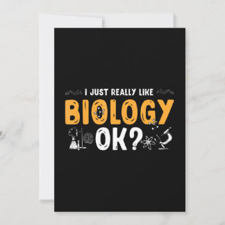 biologi för biologen professor i naturvetenskap julkort