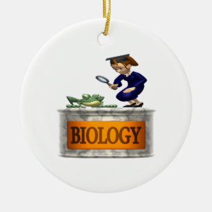 Biologi Julgransprydnad Keramik