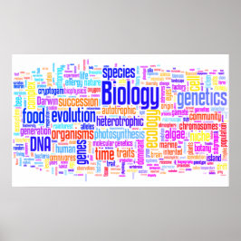 Biologi Ordle nr 17 Poster
