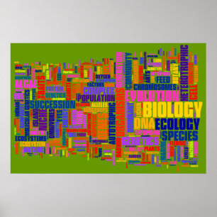 Biologi Ordle nr 2 Poster
