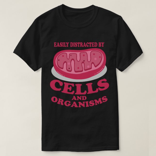 Biologi Science Biolog Scientist Mitochondria C T Shirt (Design framsida)