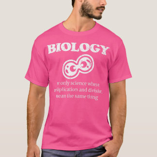 Biologi Science Disted t shirt for science bio