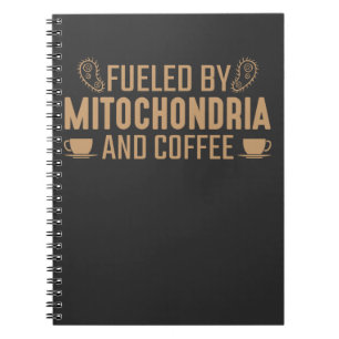Biologi som drivs av Mitokondria och kaffe älskare Anteckningsbok