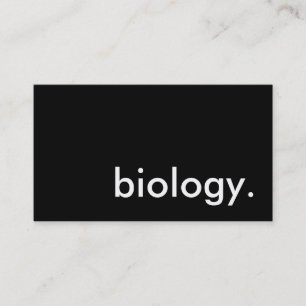 biologi. visitkort