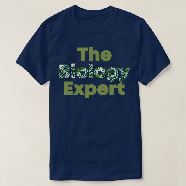 biologiexperten t shirt (Design framsida)