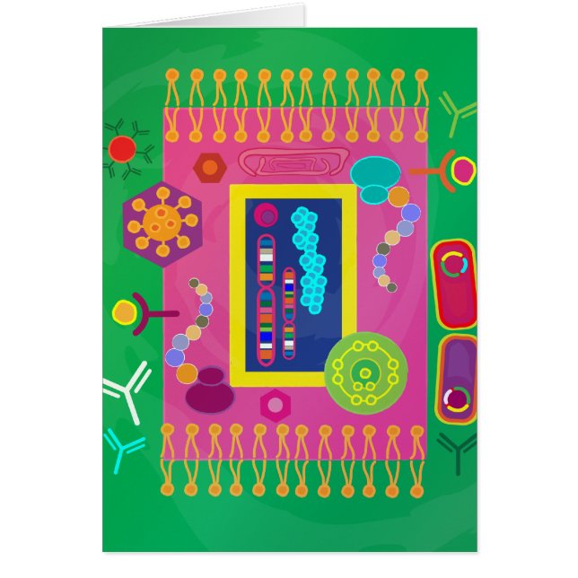 Biologikort Hälsningskort (Framsidan)