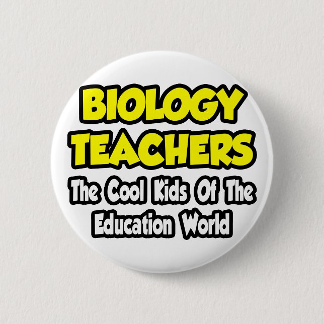 Biologilärare.. Coola Kids of Edu World Knapp (Framsida)