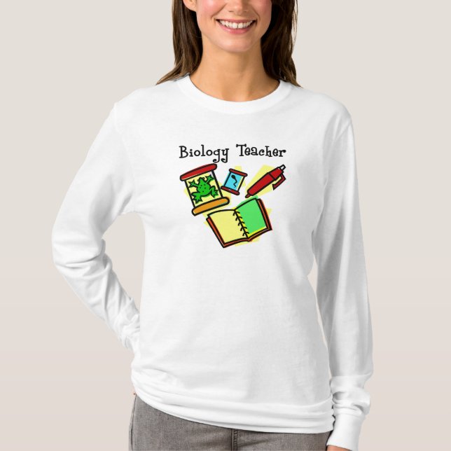 Biologilärarpresentationer Tee Shirt (Framsida)