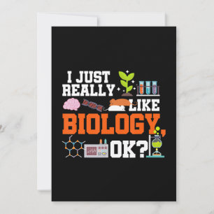 biologilärarpresentvetenskap student biologi julkort