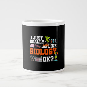 biologilärarpresentvetenskap student biologi jumbo mugg
