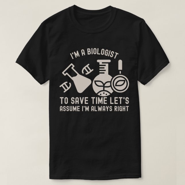 Biologimajör, Biologientusiast4 T Shirt (Design framsida)
