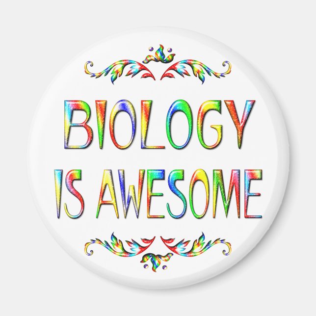 Biologin är Fantastisk Magnet (Framsidan)