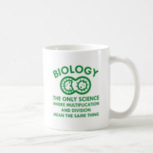 Biologin finns i mina gener kaffemugg