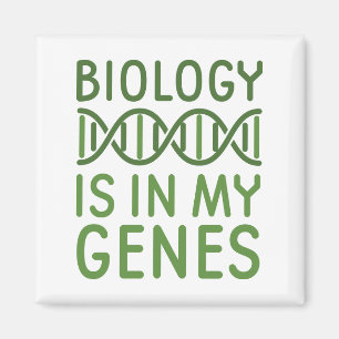 Biologin finns i mina gener magnet