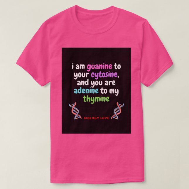 biologinerd kärlek t t shirt (Design framsida)