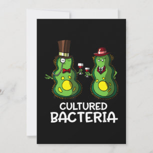 Biologiodling bakterier lustig student-vetenskap julkort