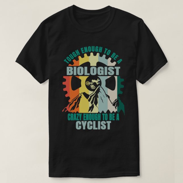 Biologisk Biker T Shirt (Design framsida)