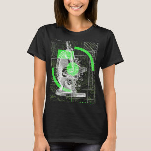 Biologisk biolog Mikroskop Mikrobiologer T Shirt