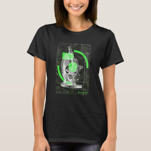 Biologisk biolog Mikroskop Mikrobiologer T Shirt