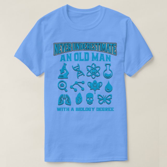 Biologisk biologen Lärare Science Gift 9 2 T Shirt (Design framsida)